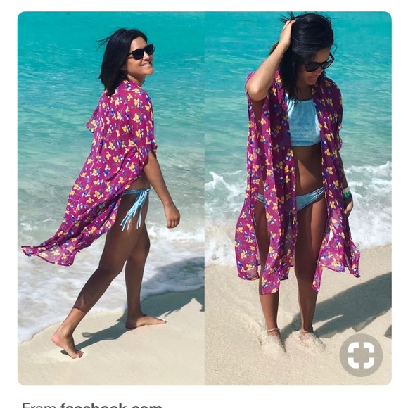 lularoe accessories rare cruise swimsuit cover up size small